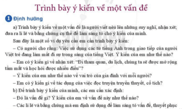 trinh bay y kien ve 1 van de trang 84